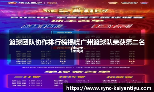 篮球团队协作排行榜揭晓广州篮球队荣获第二名佳绩